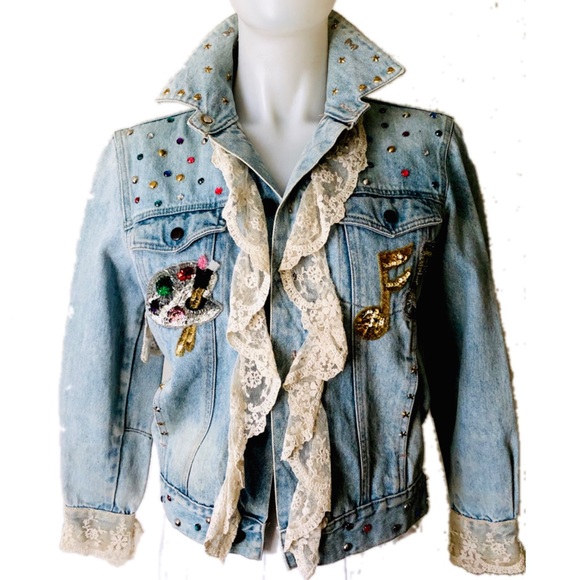 laura ashley denim jacket